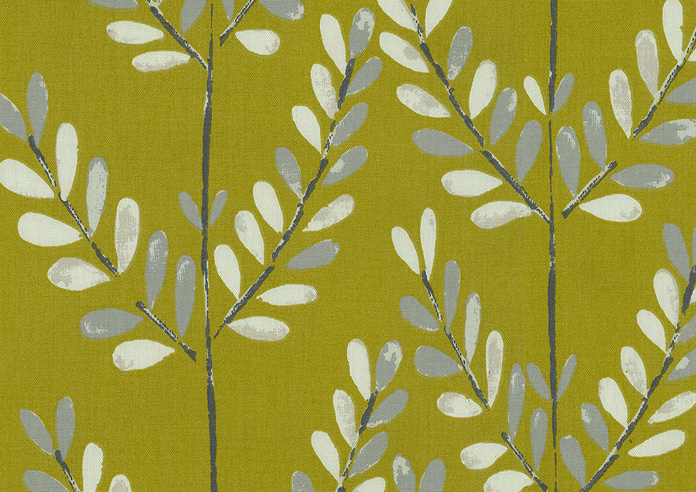 Scandi Sprig, Kiwi - Made to Measure Curtains - Image 8